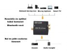  Bluetooth-Toslink-2RCA Digitális-analóg audió jel átalakító 98303USBBT