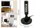 Mágnestalpas HDTV DVB-T TV antenna beépített erősítővel AH003