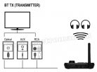 Vezeték nélküli Bluetooth adó-vevő Stereo Streaming Box BTRC 1000