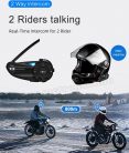 Motoros sisak kihangosító Bluetooth headset és intercom Duo Pack EJEAS Q2-BT 