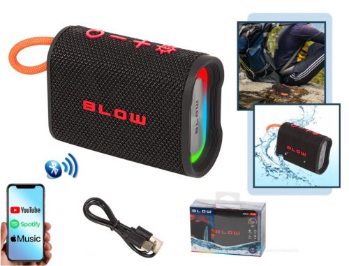 Vízálló hordozható Bluetooth hangszóró AQUA TUNE M0360BT