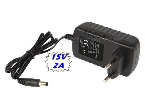 Univerzális hálózati adapter tápegység 15V 2 Amper