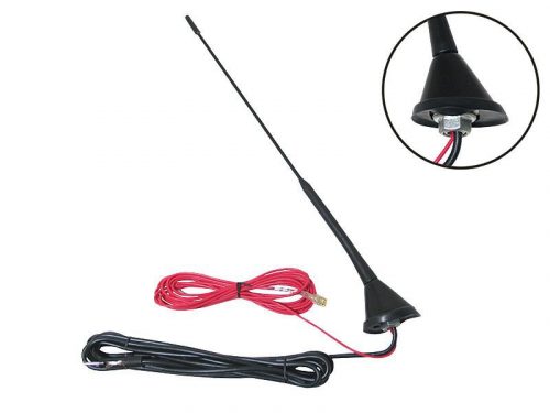 Autóantenna , tető , 40 cm, beépített erősítővel, MM-3574