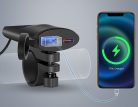 Vízálló motoros USB + USB-C töltő gyorstöltő QC3