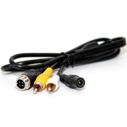 Átalakító adapter, tolatókamera kábelhez,  4PIN TO RCA