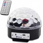 RGB LED Magic diszkó gömb és USB Bluetooth MP3 lejátszó M5899BT