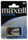 Alkáli elem, 9 V-os, MAXELL 6LR61