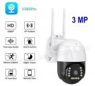 Vezeték nélküli Kültéri SD DVR Wifi IP Android iPhone megfigyelő kamera M8797-3MP-PTZ V380PRO