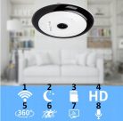 Vezeték nélküli Wifi IP kamera 360 fokos panoráma megfigyelő kamera M8808-2MP