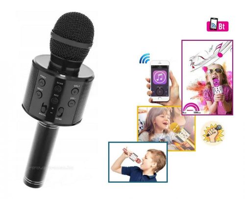 Vezeték nélküli Bluetooth karaoke hangszóró és mikrofon M8995BT