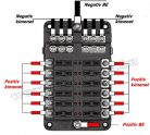 Univerzális késes biztosíték ház biztosítékkal 12 db-os MCAR12/24V-X12