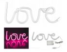 LOVE Neon felirat dekor LED lámpa Pink MD79B