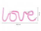 LOVE Neon felirat dekor LED lámpa Pink MD79B