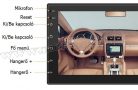 Android multimédiás autórádió fejegység GPS-el 7" LCD monitorral és tolatókamerával 2DIN MDS40BT-GPS