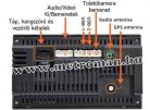 Android multimédiás autórádió fejegység GPS-el 7" LCD monitorral és tolatókamerával 2DIN MDS40BT-GPS