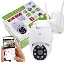 Vezeték nélküli Kültéri SD DVR Wifi IP Android iPhone megfigyelő kamera PNI MIP230-FHD-PTZ WIFI TuyaSmart