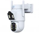 Vezeték nélküli Napelemes Wifi kamera, Android iPhone Wifi kültéri megfigyelő kamera MIP792-4MP DUAL-CAM iCSee