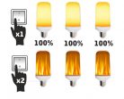 Fáklyaláng hangulat világítás LED izzó LF4-27