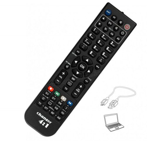 Univerzális PC-vel programozható TV, DVD, Hifi Videó, Beltéri egység távirányító MM4259USB