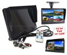 Kamion, teherautó, targonca, munkagép ipari tolatókamera szett 10"-os QUAD LCD monitorral MM3695-QUAD-MT554X2