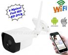 Vezeték nélküli kültéri Wifi IP, Android iPhone SD DVR megfigyelő kamera MM8792 FHD