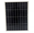 12V 50 Watt napelemes töltő szett töltésvezérlővel Poly Solar MP-50W-30/10A-PWM