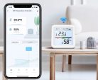 Intelligens Wifi hőmérő és páratartalom mérő MPT252-WIFI TuyaSmart