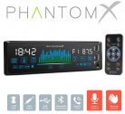 USB MP3 Bluetooth érintőképernyős autórádió gesztusvezérléssel MNC PhantomX-BT