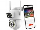 Vezeték nélküli Android iOS Wifi SD kártyás megfigyelőkamera MT332-DualCam TuyaSmart 