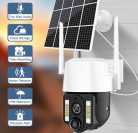 Vezeték nélküli Napelemes Wifi kamera, Android iPhone Wifi kültéri megfigyelő kamera MVC3-2MP-WIFI-PTZ-SOLAR V380PRO