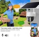 Vezeték nélküli Napelemes Wifi kamera, Android iPhone Wifi kültéri megfigyelő kamera MVC3-2MP-WIFI-PTZ-SOLAR V380PRO