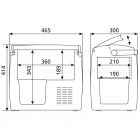 Dometic-Coolfreeze CDF-18 hűtőláda 12/24 V