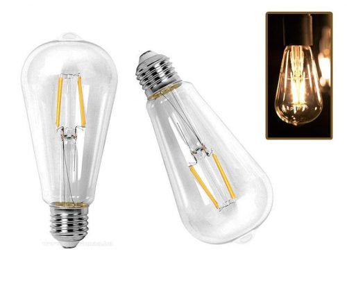 Retro LED Filament LED izzó E27 8W 2700K MXL754