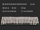 25 db-os műszerész csavarhúzó készlet NZ7