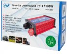 Feszültségátalakító, inverter, 12/230V 1200 Watt PNI L1200W-12V USB