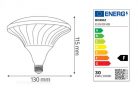 Energiatakarékos UFO LED izzó Fényforrás 6400K HOROZ UFOPRO-30