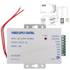   Tápegység időzíthető elektromos zár vezérléssel MK80-12V-3A